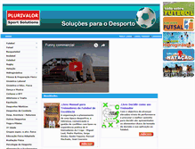 Tablet Screenshot of plurivalor-desporto.com